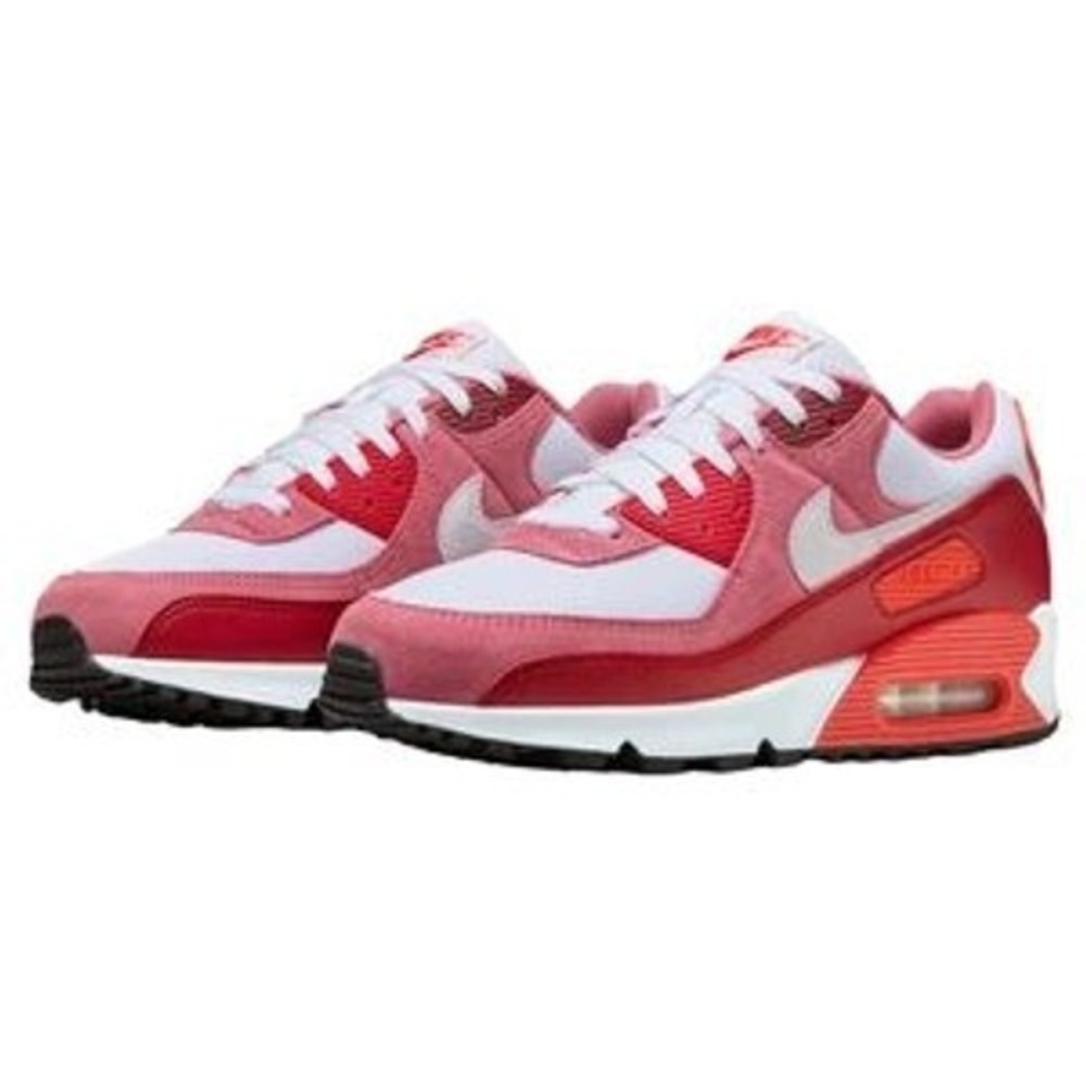 Nike Air Max 90 Peony White Light Crimson Mens‎ 13 DM0029-600 Sneakers